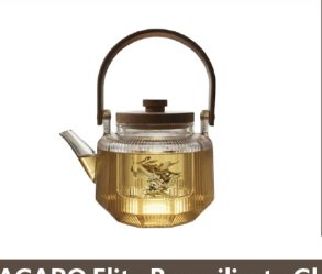 AGARO Elite Borosilicate Glass Kettle 600ml