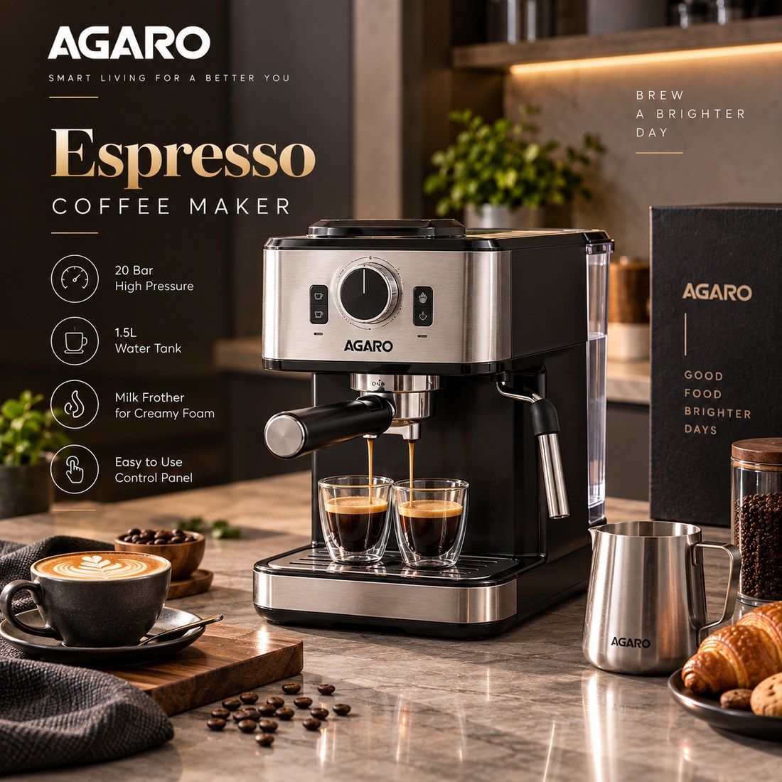 AGARO Espresso Coffee Maker