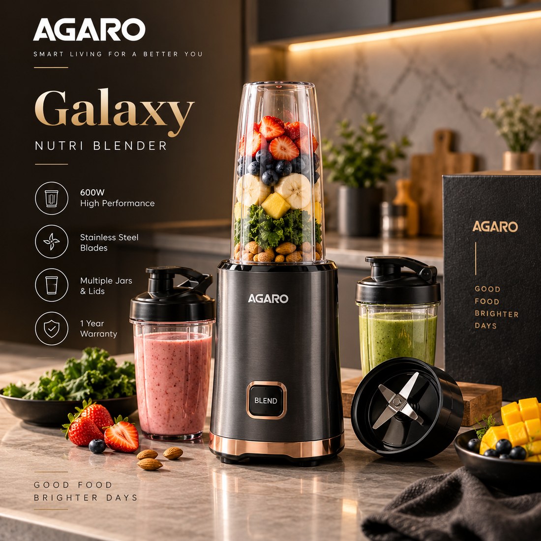 AGARO Galaxy Nutri Blender