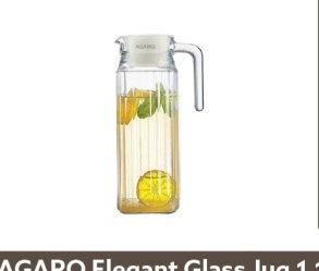 AGARO Elegant Glass Jug 1.1L