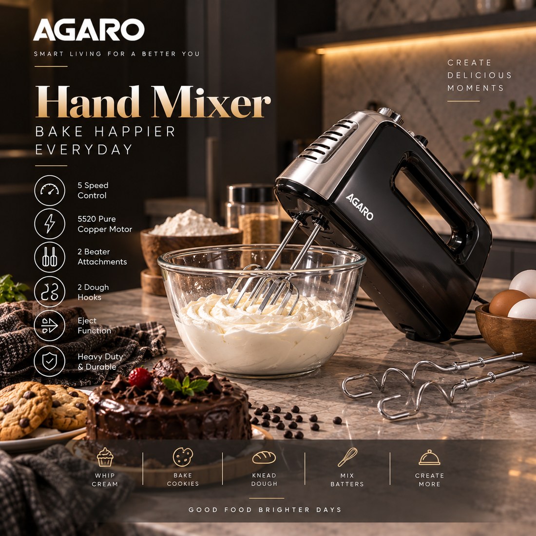 AGARO Hand Mixer