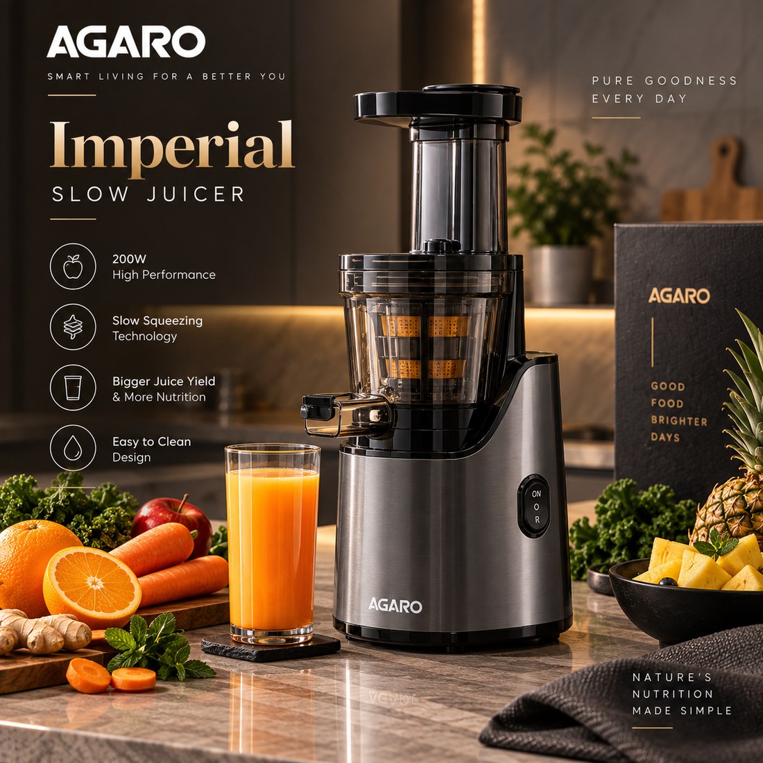 AGARO Imperial Slow Juicer