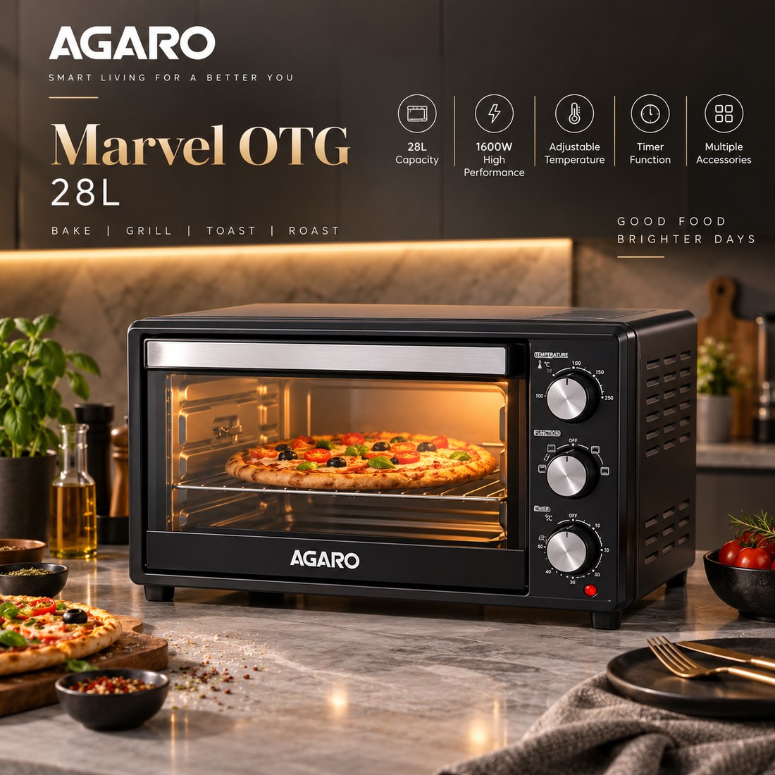 AGARO Marvel OTG 28L