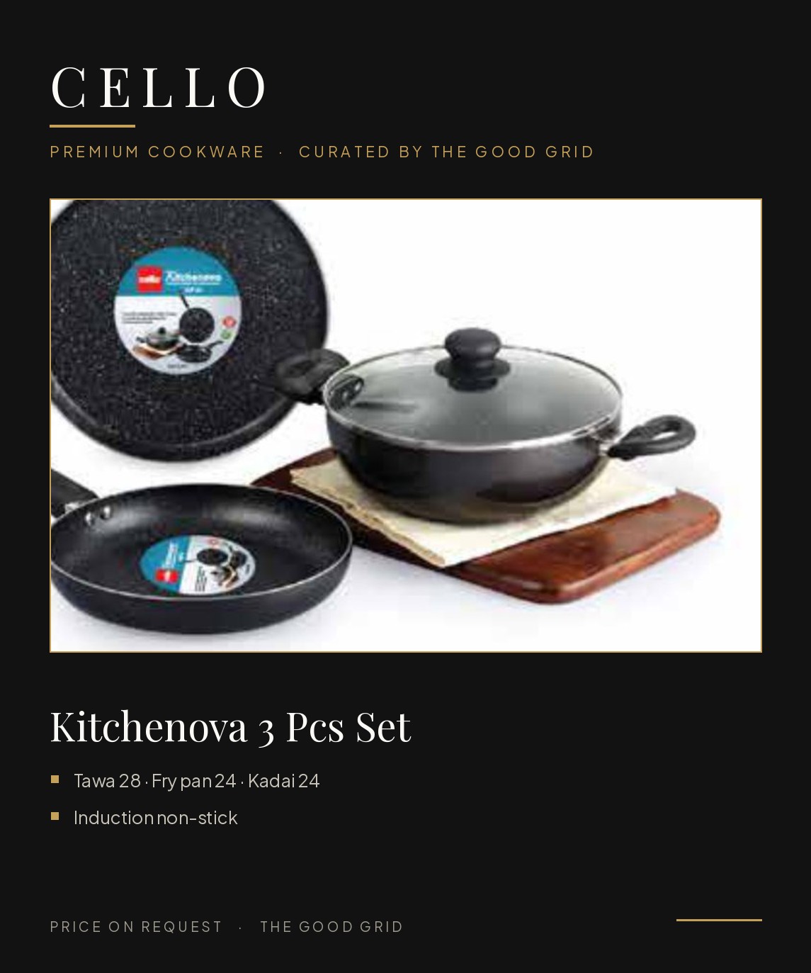 Cello Kitchenova 3 Pcs Set