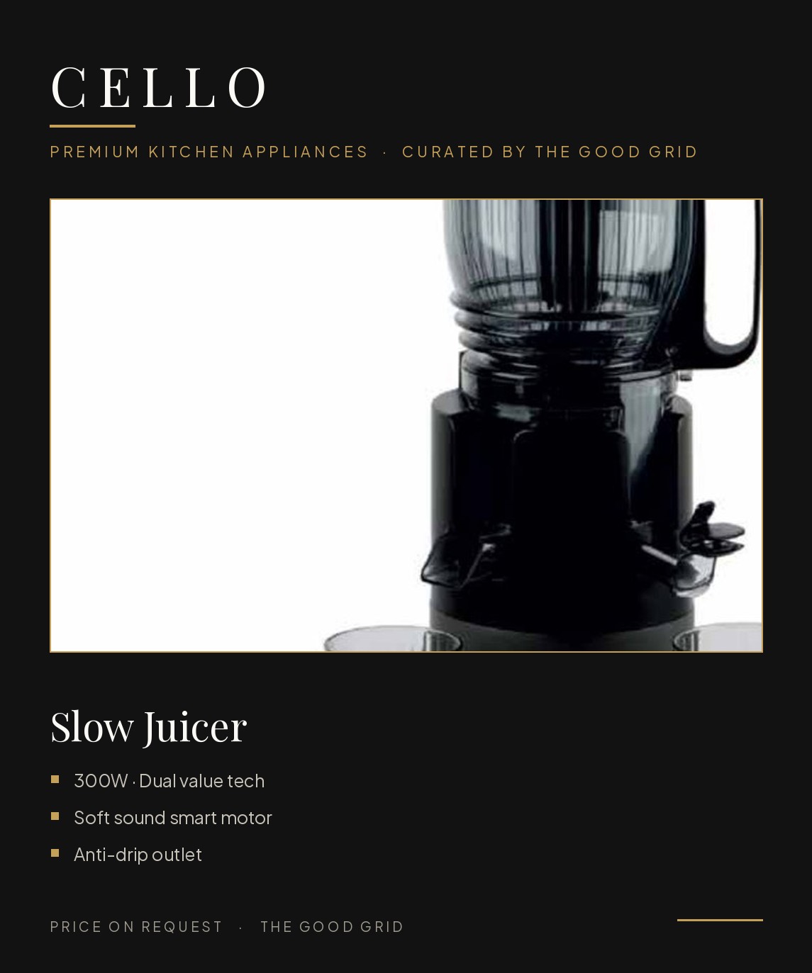 Cello Slow Juicer