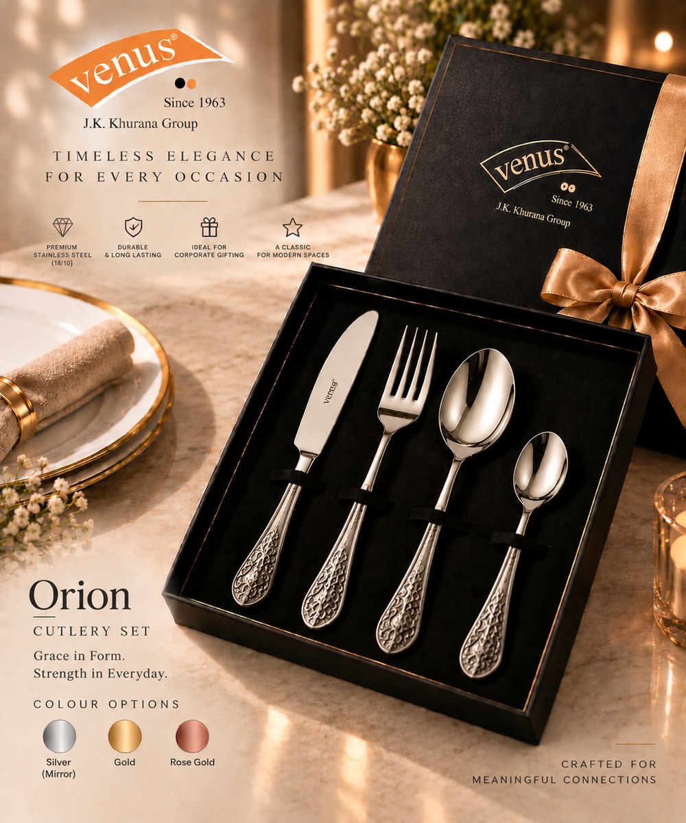 Venus Orion cutlery set in gift box