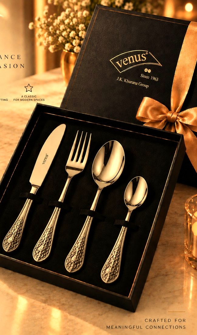 Venus Orion Cutlery Set — Gold