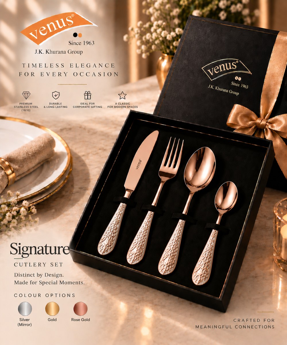 Venus Signature cutlery set in gift box